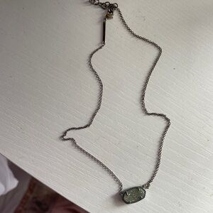 silver kendra scott elisa necklace